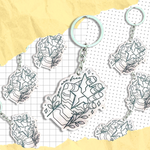You Are Free Sketch Style Keychain (Holographic)