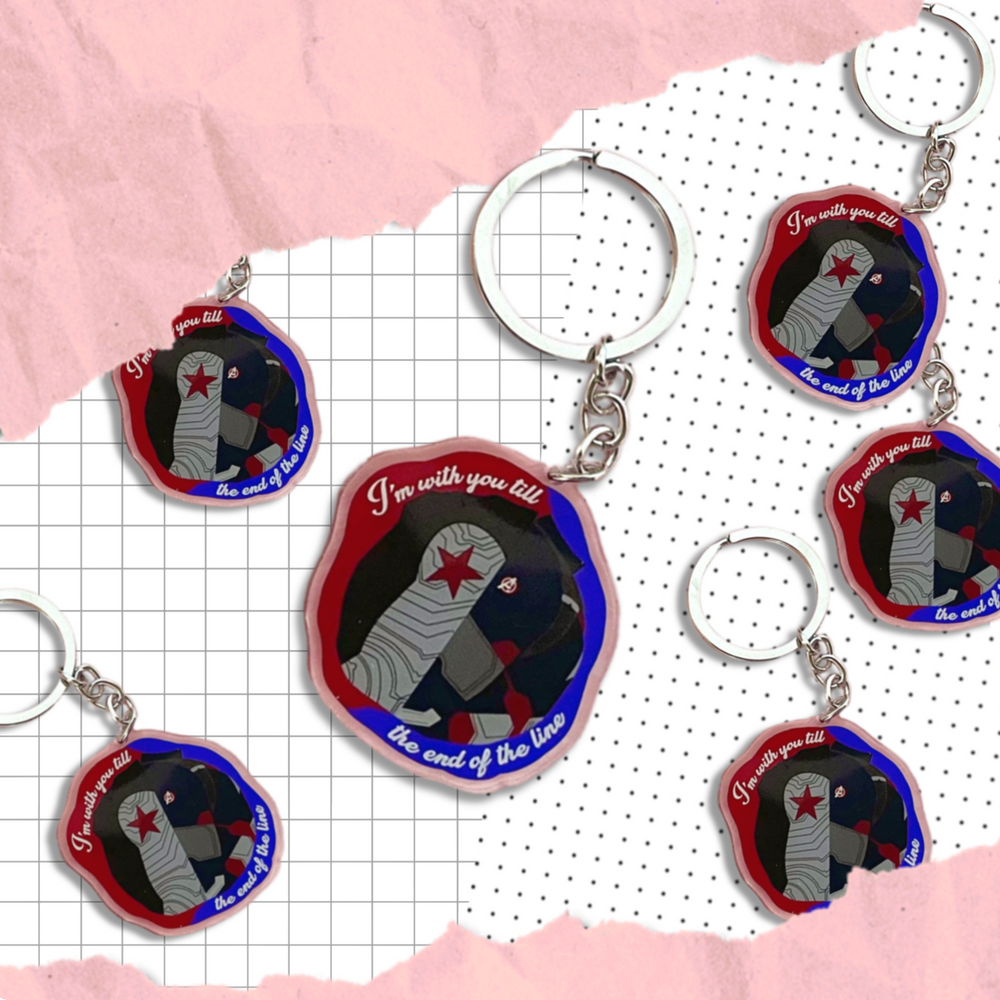 Till The End of The Line Keychain