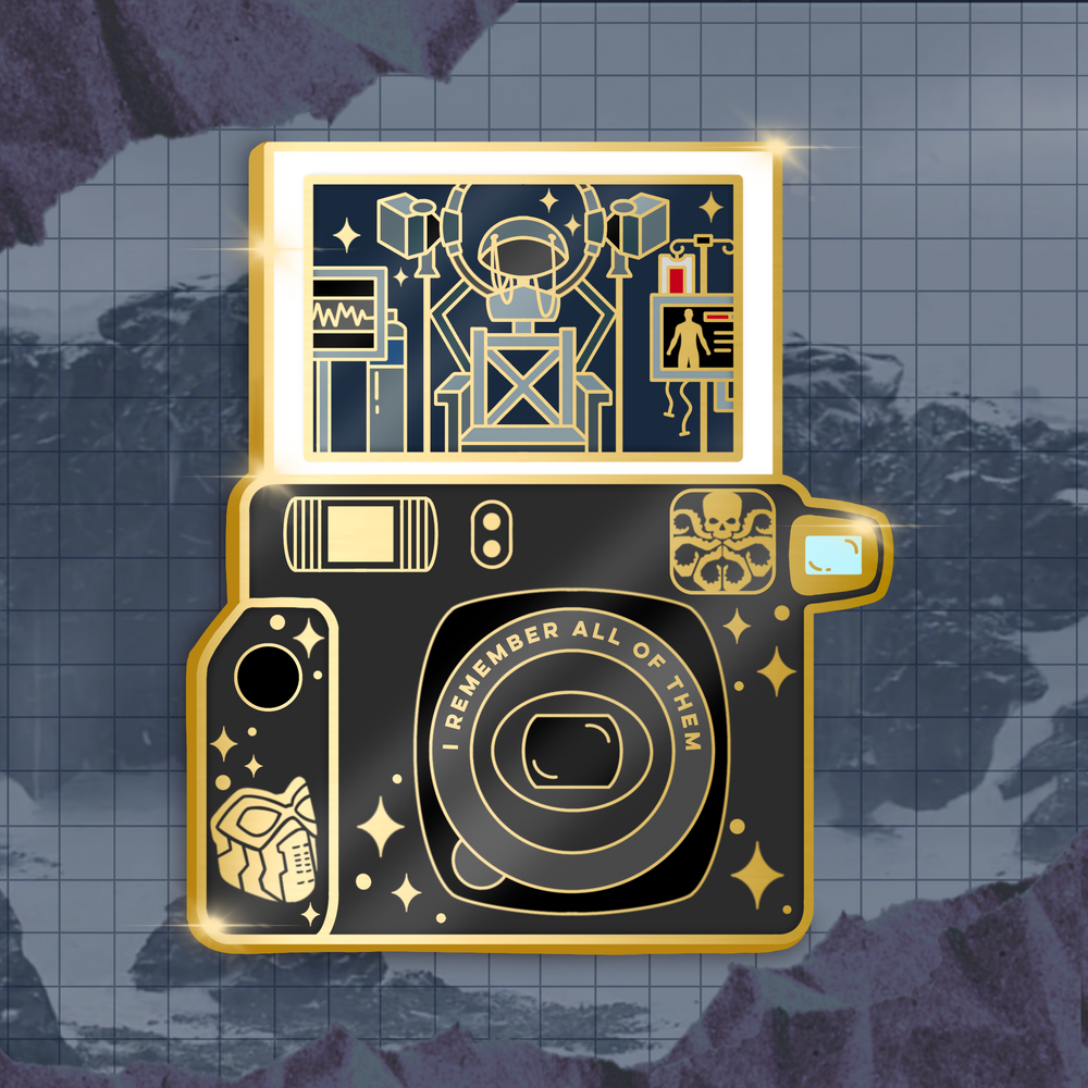 I Remember... Polaroid Camera Pin