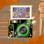 God of Mischief Polaroid Camera Pin