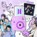 I Purple You Polaroid Camera Pin