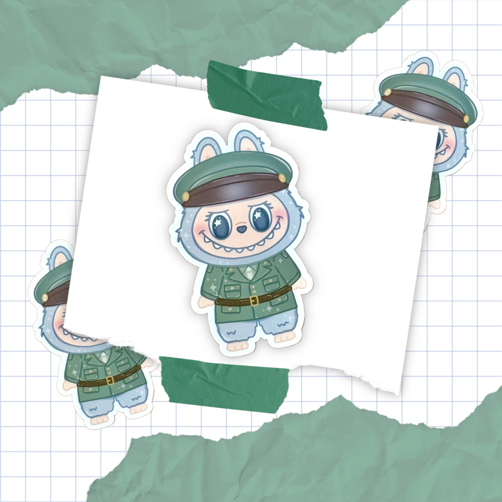 Sgt. Little Monster Sticker