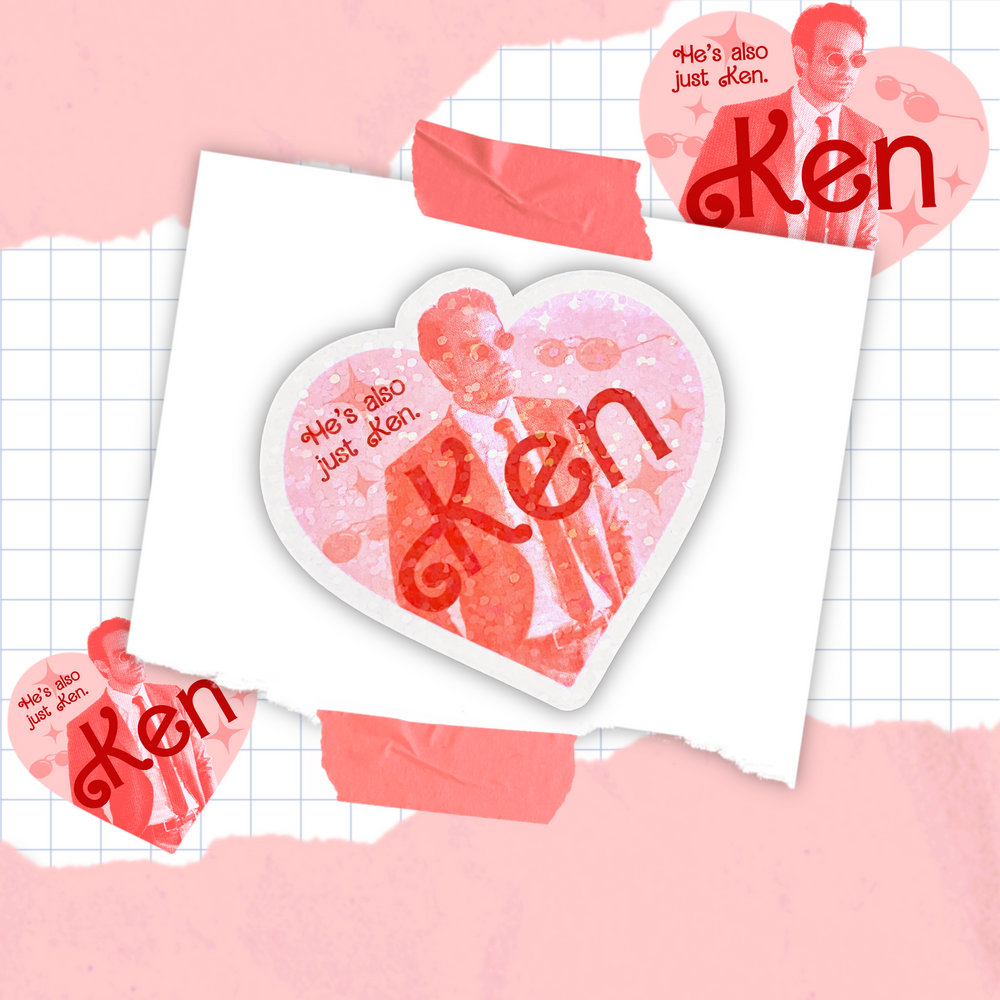 He's Ken Holographic Sticker (Single Sticker Variety)