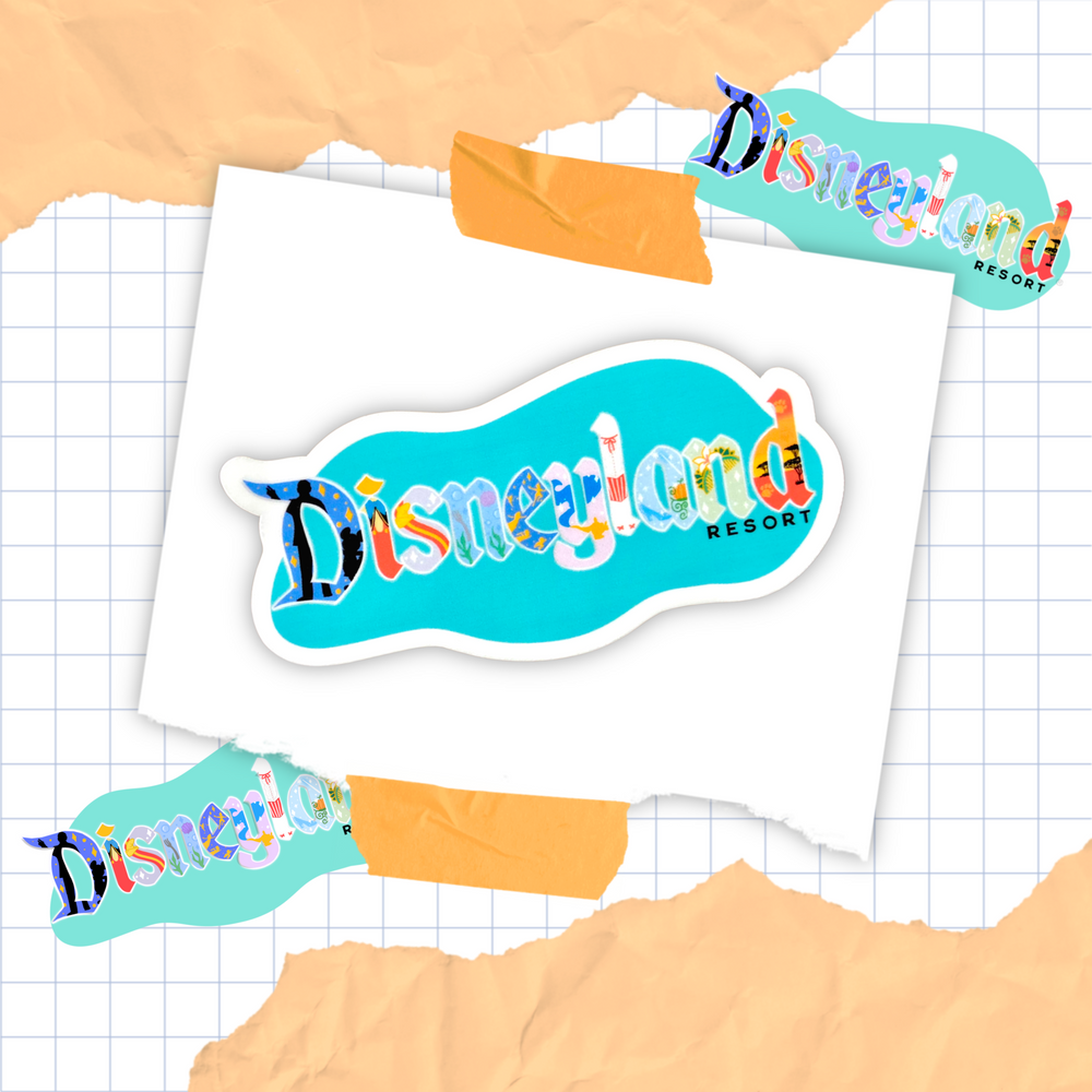 Happiest Place Letter Art Sticker