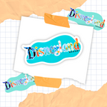 Happiest Place Letter Art Sticker