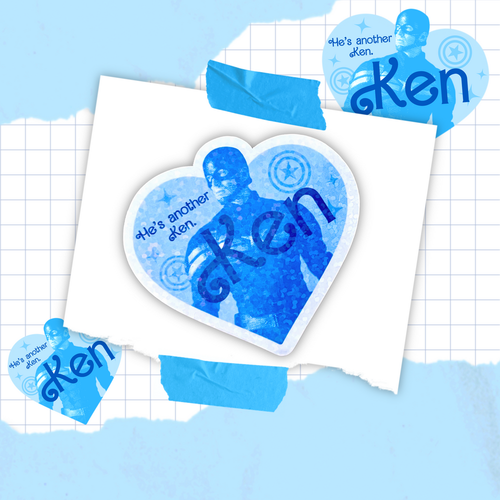 He's Ken Holographic Sticker (Single Sticker Variety)