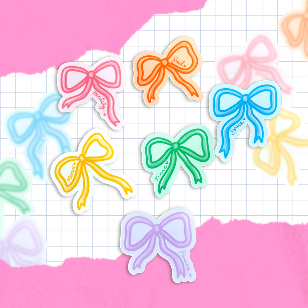 Infinity Bows Sticker Pack
