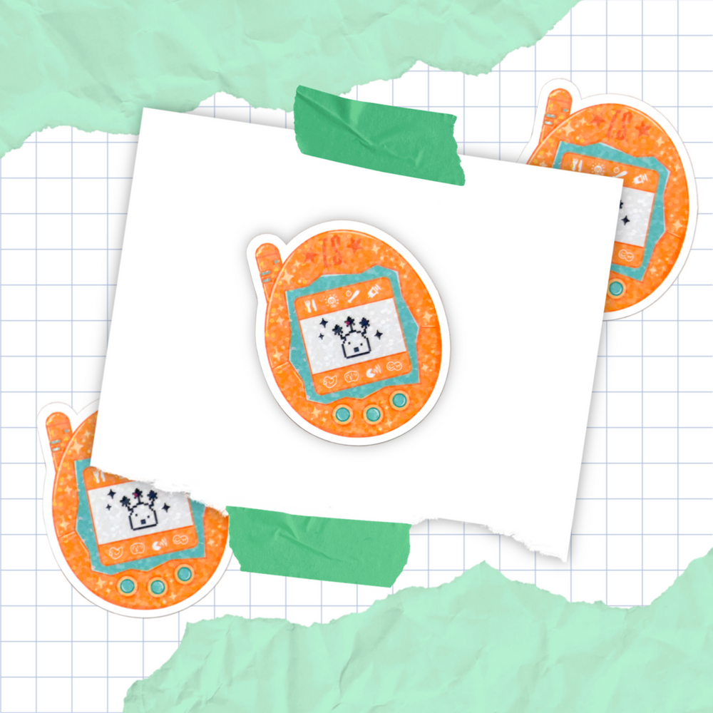 The Showgirl Digital Pet Holographic Sticker