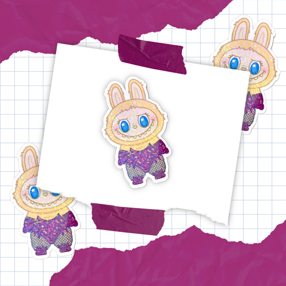 The Showgirl Little Monster Holographic Sticker