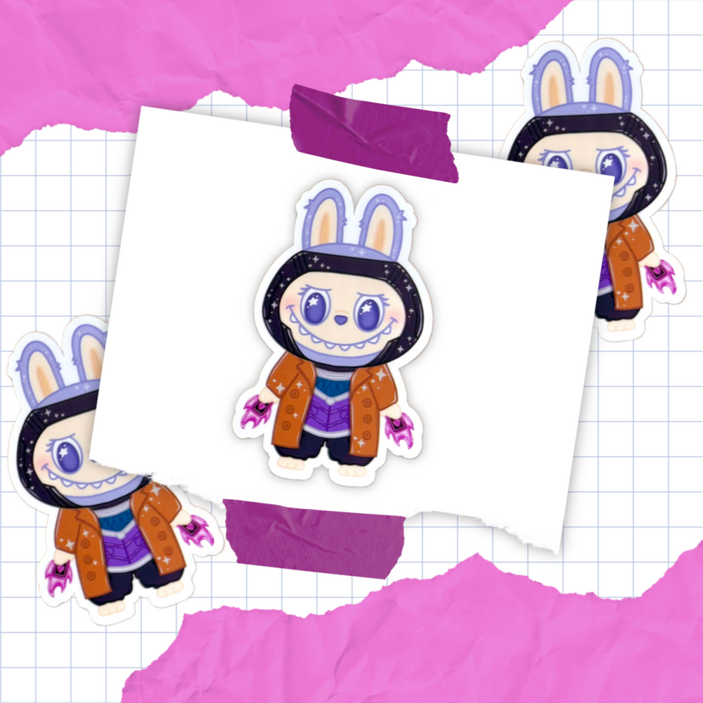 Card Magician Little Monster Sticker