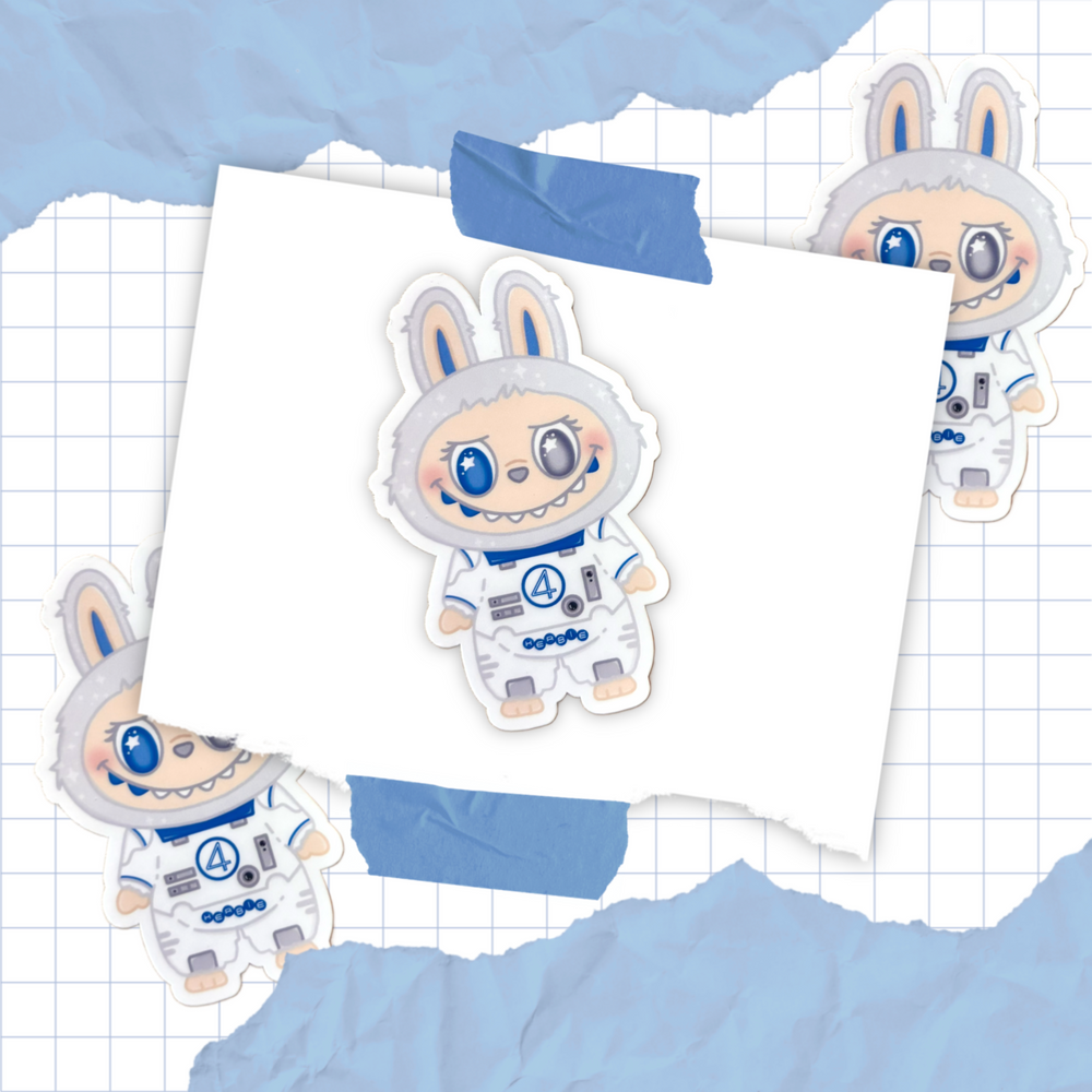 Robot Little Monster Sticker