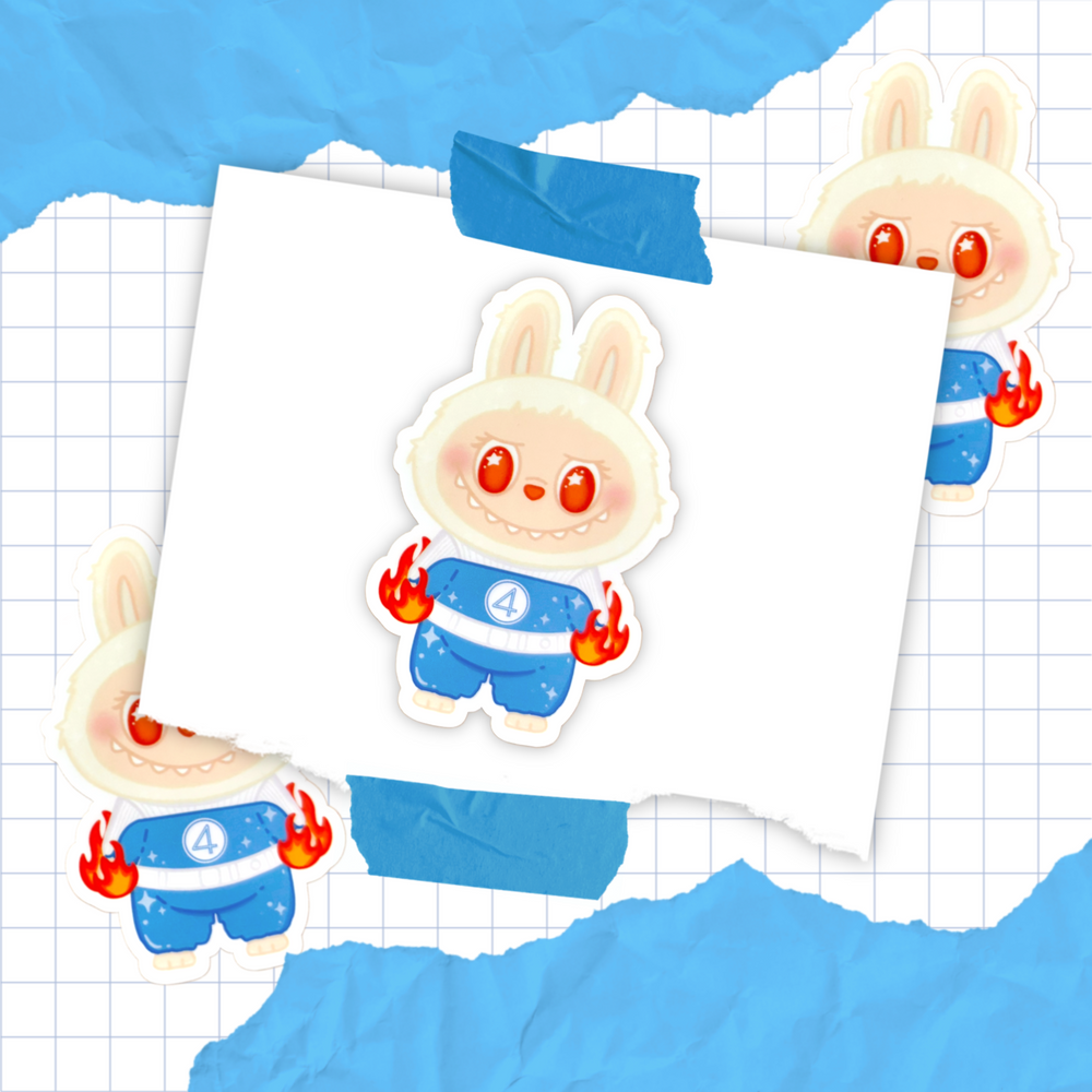 Fire Little Monster Sticker