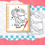 ILY3000 Sketch Book Pin