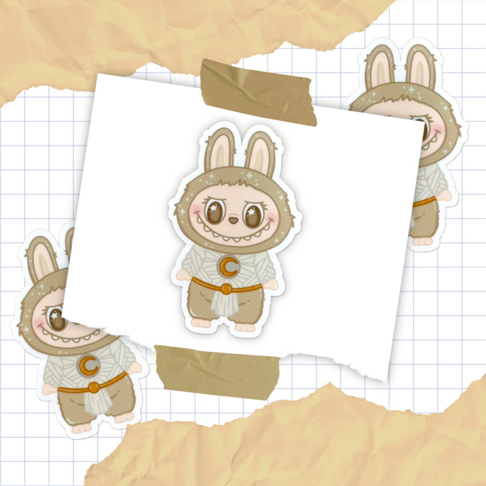 Moon Little Monster Sticker