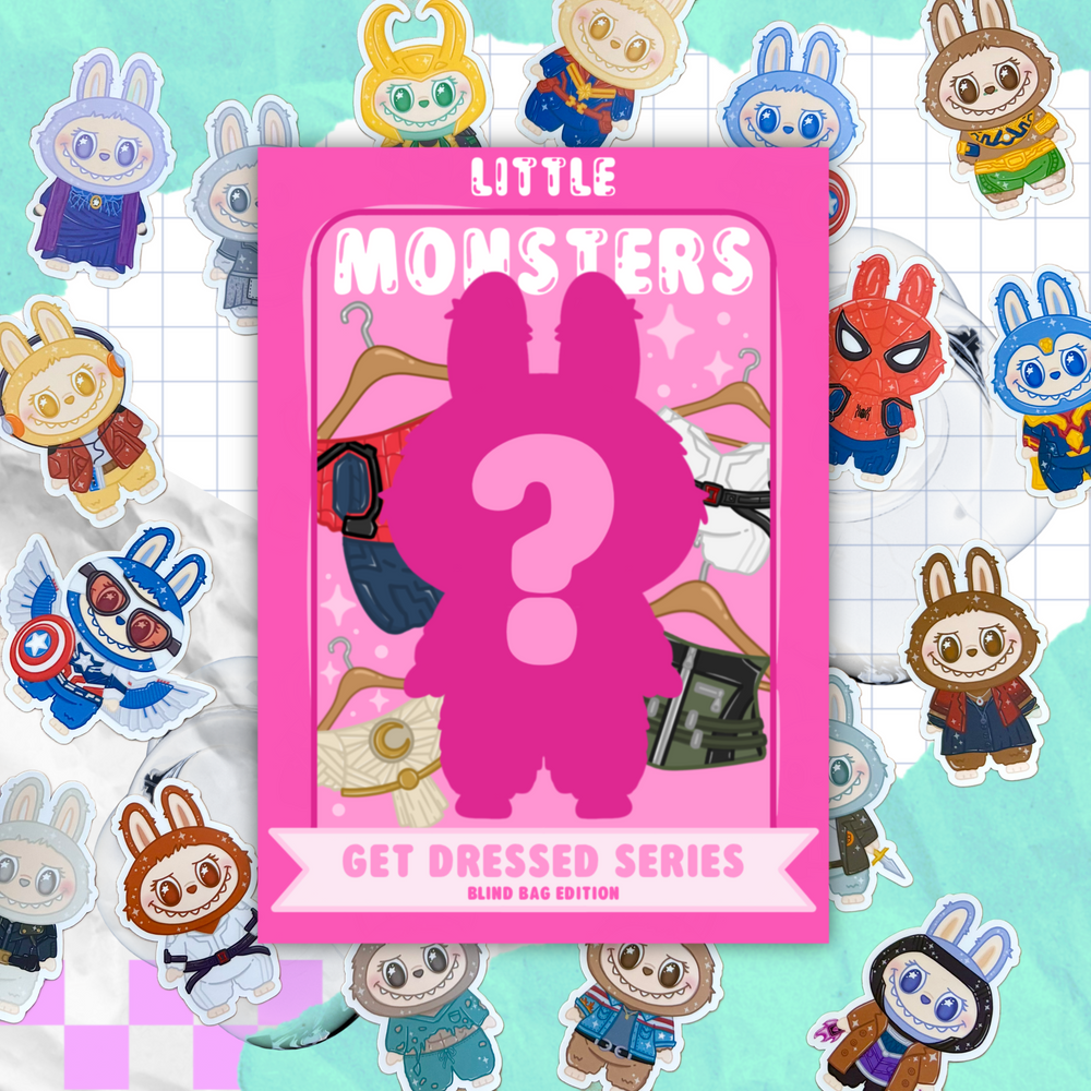 Little Monster Sticker Blind Bag (4 pack)