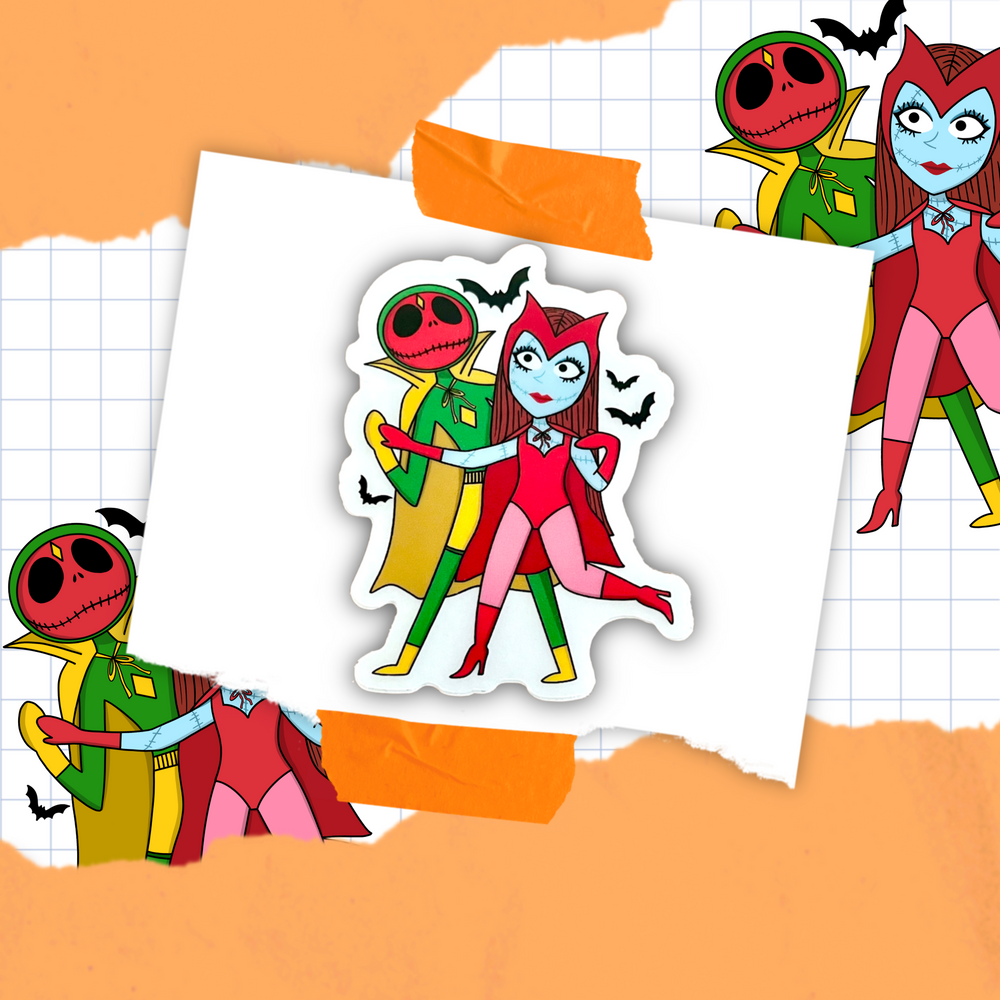 Spooky Lovers Sticker