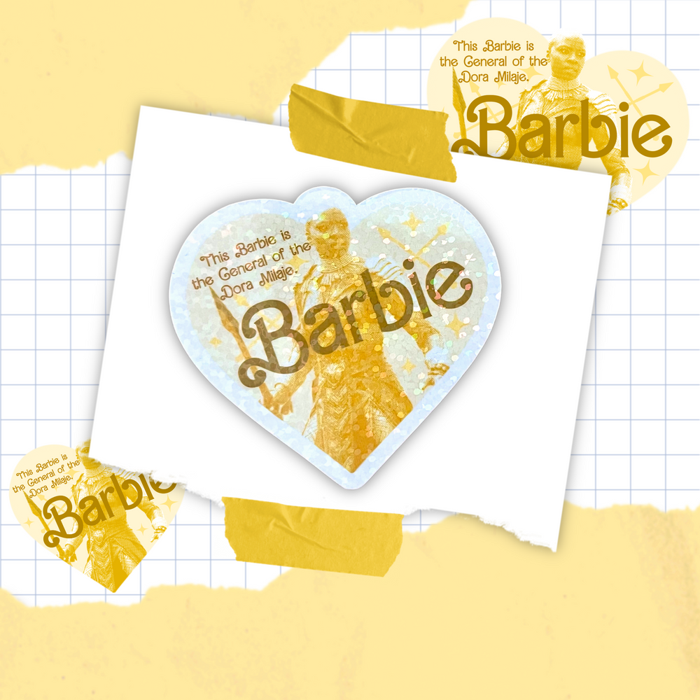 She's Barbie Holographic Sticker (Single Sticker Variety)