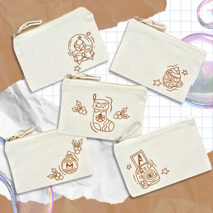 Holiday Mini Pouch (Choose Your Own)