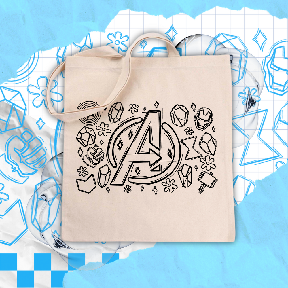 Heroes Collage Tote Bag