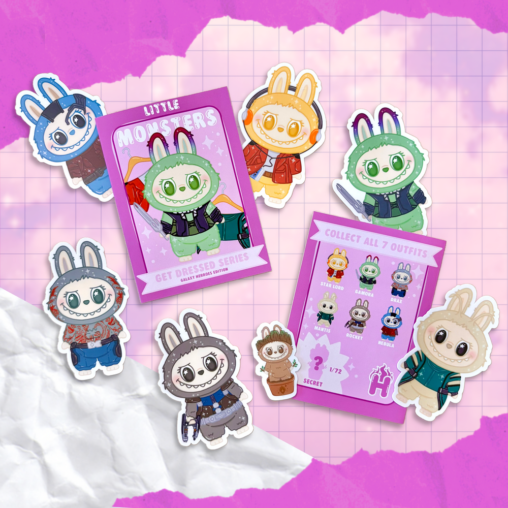 Galaxy Heroes Blind Box Sticker Pack