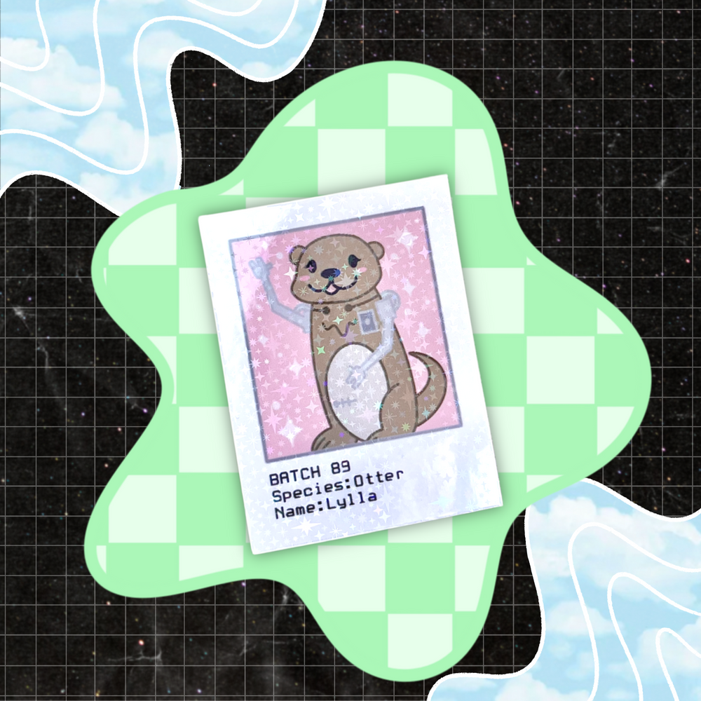 Otter Holographic Sticker