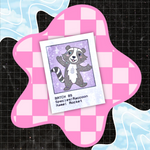 Raccoon Holographic Sticker