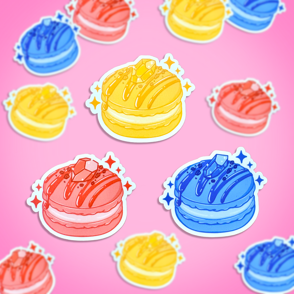 Infinity Macaron Sticker (CHOOSE YOUR OWN) – Hot Mess Express Ink