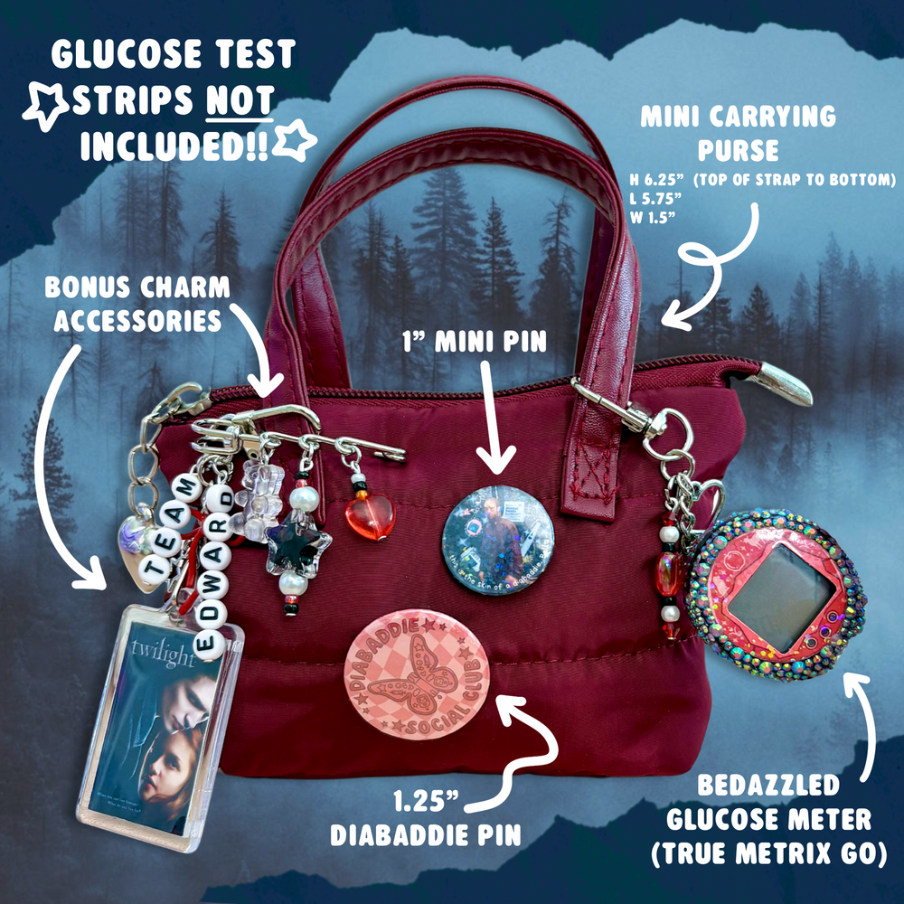 Vampire Diabaddie Glucose Meter Purse