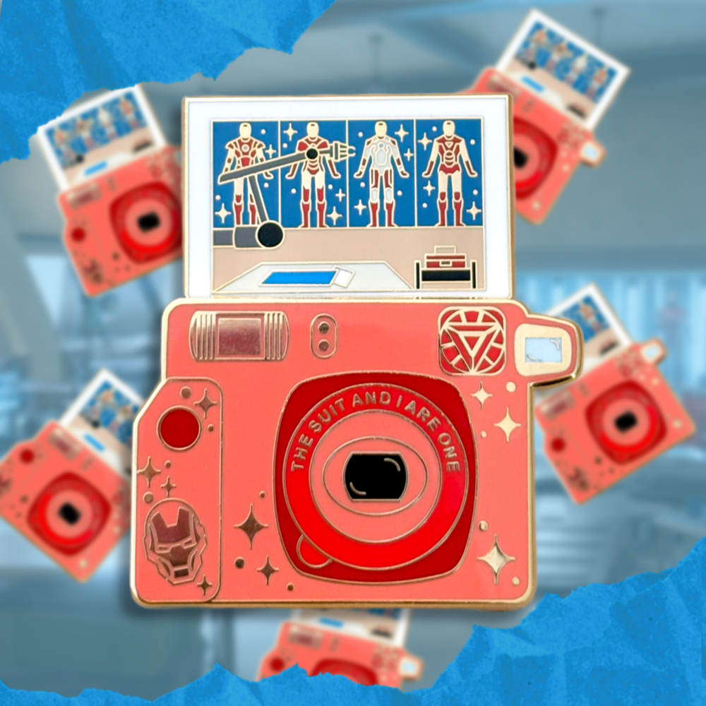 The Suits Wide Camera Pin