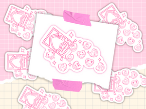 Sweethearts K Pop Zoo CLEAR Sticker