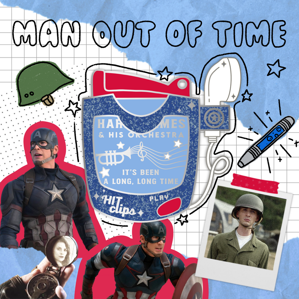 Man Out of Time Music Clip Pin