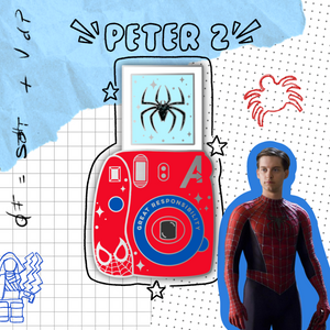 Spidey Variant Polaroid Camera Pin