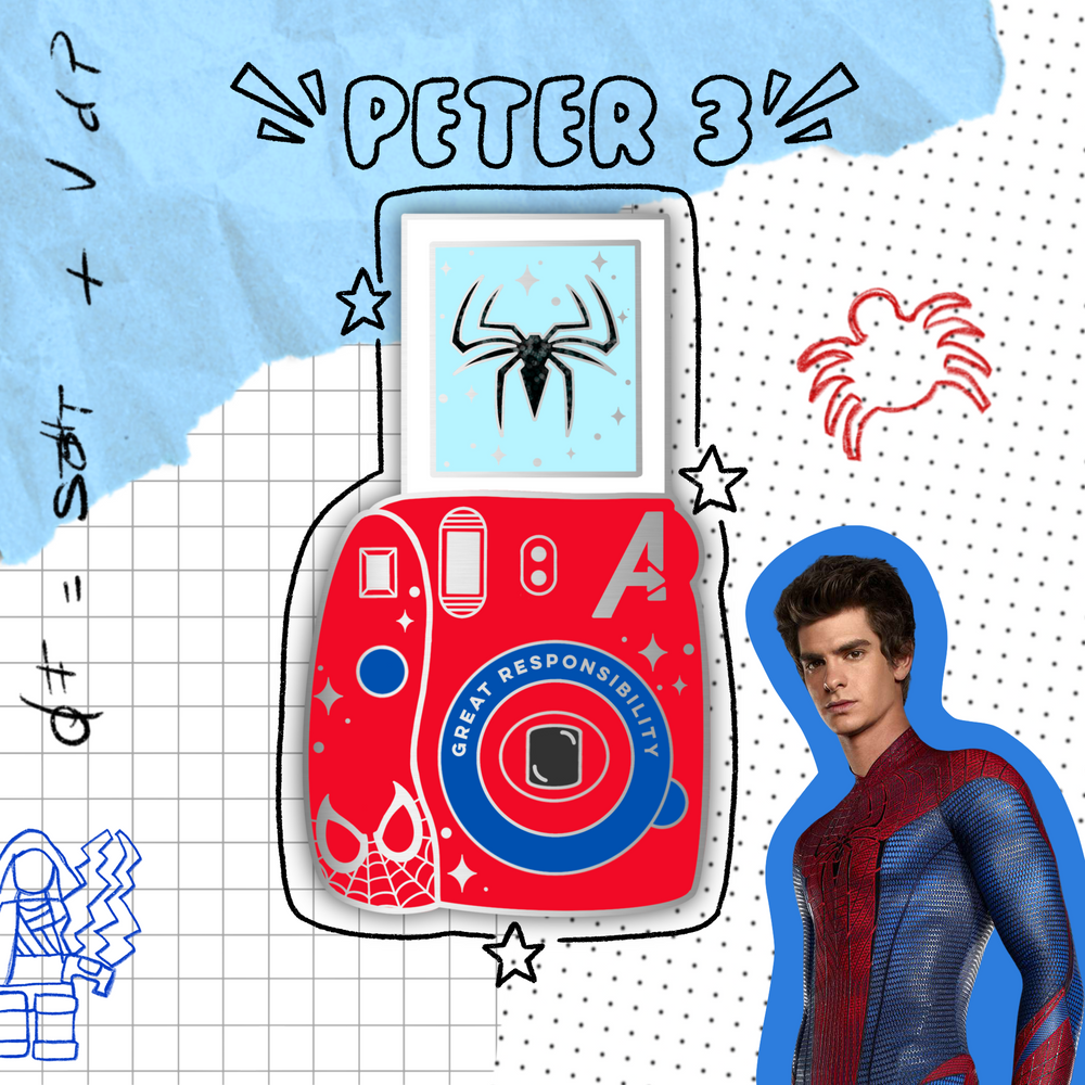 Spidey Variant Polaroid Camera Pin