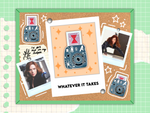 Widow Polaroid Camera Pin